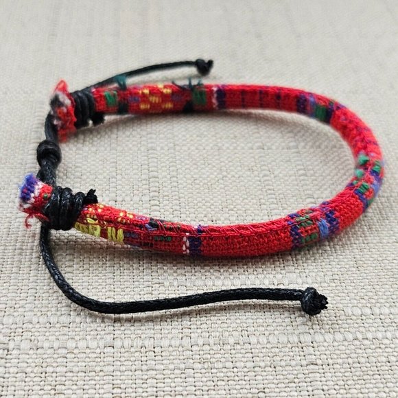 Unisex Wristband Multi Color Canvas Bracelet Fashion Jewelry Adjustable Bracelet - Picture 9 of 12